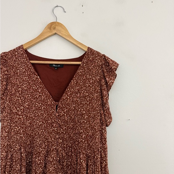 Madewell Pintuck Florentine Floral Mini Dress - Picture 6 of 11